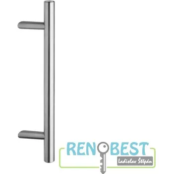 Dveřní kování ROSTEX Dveřní madlo DELTA 400/300 Povrchová úprava: nerez mat