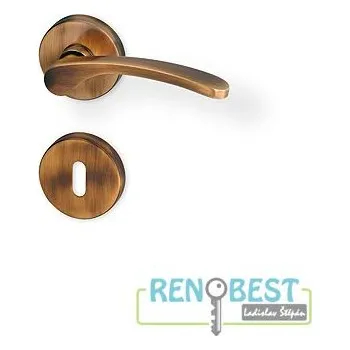 Dveřní kování AC-T Dveřní kování JANA R bronz PK Provedení: pro vložku - PZ, Povrchová úprava: bronz