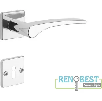 Dveřní kování ROSTEX Dveřní kování PRAKTIK/S Provedení: pro klíč - BB, Povrchová úprava: chrom nerez