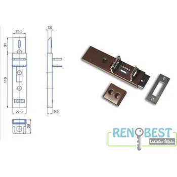 HOBES Zástrč uzamykatelná UZ 110 Varianty: UZ 110