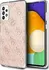 Pouzdro na mobilní telefon Guess Peony Glitter pro Samsung Galaxy A32 5G růžové