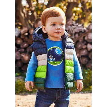 Dětská móda Mayoral Chlapecká prošívaná oboustranná vesta Mayoral 2380 Rozměr: 12 měsíců