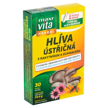 Přírodní produkt Maxi Vita Herbal Hlíva ústřičná + rakytník 30 cps.