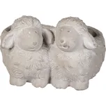 Cementový obal na květináč ovečky - 18*17*12 cm