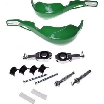 Motocyklový chránič Blastry Leoshi zelené - kryty páček velké s hliníkovou výztuhou