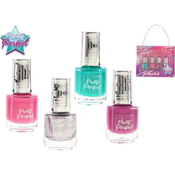 Toys Sada laků na nehty 4ks v kabelce