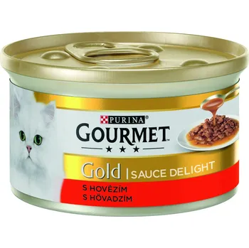 Krmivo pro kočku Purina Gourmet Gold Sauce Delights hovězí 85 g