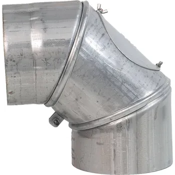 Kouřovod HARK kouřovod, 3 dílné koleno s čistícím otvorem Ø 250/0-90°/2 mm