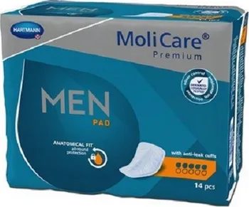 Inkontinenční vložka HARTMANN Moli Care Premium Men Pad 5 kapek 14 ks