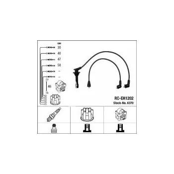 Zapalovací kabel Sada kabelů pro zapalování NGK RC-EH1202 - HONDA