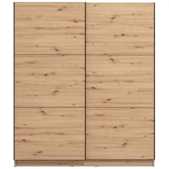 Šatní skříň Šatní skříň s posuvnými dveřmi Catalina 180 - dub artisan