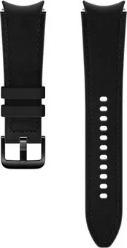 Řemínek na hodinky Samsung Galaxy Watch4 Classic kožený 46 mm černý