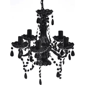 Dekorativní svítidlo Antique lustr černý