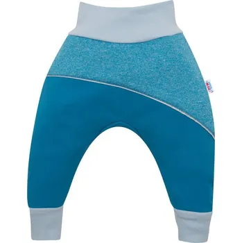 NEW BABY Softshellové kojenecké kalhoty New Baby Modré Vel. 68 (4-6 m)