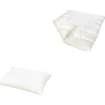 přikrývka Lina Souprava 240x220 cm,2xpolštář 70x90cm BÍLÁ Obsah prachového peří: 50% prachového peří, zbytek obsahuje kvalitní husí drané peří