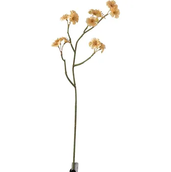 umělá květina Větvička s béžovými květy Tweedia - 7*10*51 cm