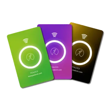 Zámek na kolo Pealock NFC karta, černá