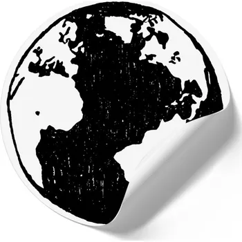 Samolepící dekorace Samolepka - kruh Země