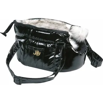 Taška pro psa a kočku Flamingo Lola černá 25 x 16 x 15 cm