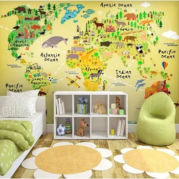 Fototapeta Solution Media 3D tapeta - Kreslená mapa MU2939A 3 - 3D Relief - Vliesová tapeta - 320g/m2