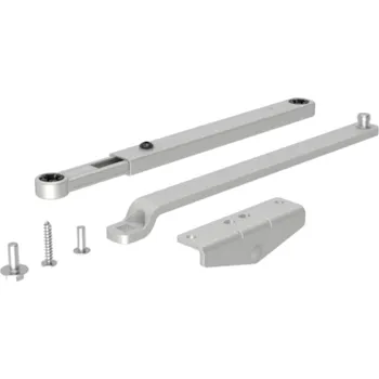 Zavírač dveří G-U BKS OTS 430 rameno bez aretace, stříbrné