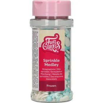 Jedlá dekorace na dort FunCakes Sprinkle Medley Frozen 50 g