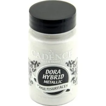 Speciální výtvarná barva Metalická barva na všechny povrchy Dora Hybrid 90 ml - (pearl) perleťová -