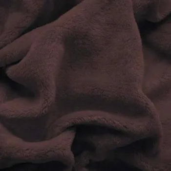 Prostěradlo Numberoplus Mikroplyšové prostěradlo 180 x200 cm - Tmavě hnědá