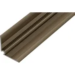 AP45/1 schodová lišta vnitřní vrtaná ACARA, hliník elox bronz, 25x25mm, 2,5 m, 3 mm