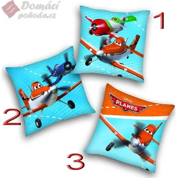 Dekorativní polštářek Herding | Polštářek Planes VZOR 2 - 40x40 cm s výplní