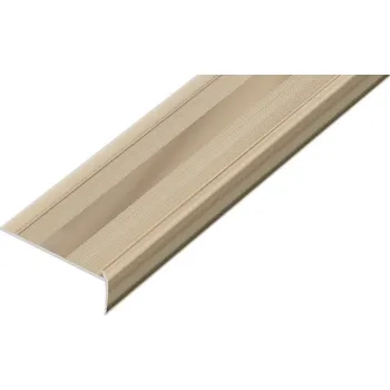 Stavební profil AP45/2 schodová lišta, pro lino ACARA, hliník elox sv. bronz, 17,5x44 mm, 2,7 m