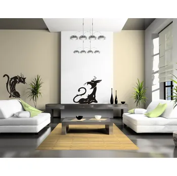 samolepka Merci-shop.Samolepka na zeď Kočky 1 ( 31 cm x 60 cm )