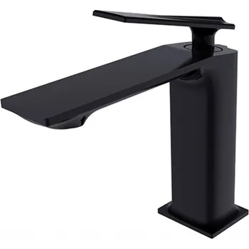 Vodovodní baterie Besco Aspira II umyvadlová baterie nízká, black