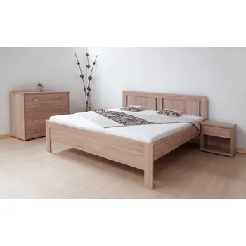 Ložnice BMB KARLO NIGHT - masivní dubová postel 90 x 200 cm, dub masiv