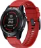 Řemínek na hodinky Tactical 669 Garmin Fenix 5X/6X QuickFit 26 mm Red