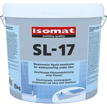 tekutá izolace ISOMAT SL 17 Gumová hydroizolace pod obklady, šedá, 5 kg