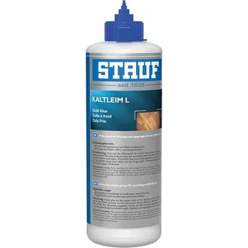Průmyslové lepidlo STAUF COLD GLUE L Disperzní lepidlo na lepení dřeva, pero-drážka transparentní, 750 g