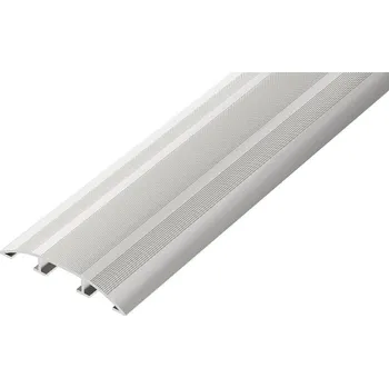Stavební materiál AP16/2 přechodová lišta pro kabely ACARA, hliník elox stříbro, 75 mm, 1 m
