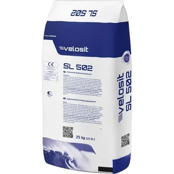 Samonivelační stěrka VELOSIT SL 502 vyrovnávací hmota samonivelační šedá, 25 kg