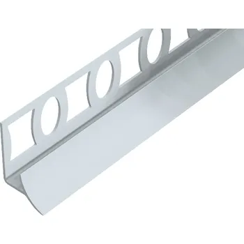 Stavebniny VP8 sanitární vanová lišta ACARA, PVC sv. šedá, 7 mm, 2,5 m