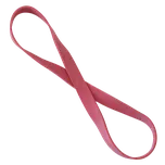 Cvičební gumička - těžká červená