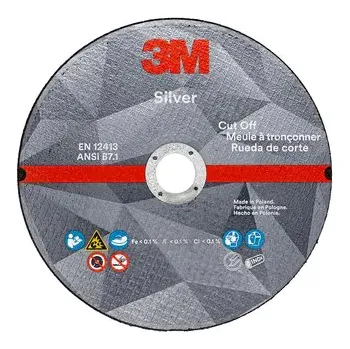 Příslušenství k brusce Řezný kotouč 125 3M SILVER síla a tvar: 1,6 mm, tvar: T41, rovný