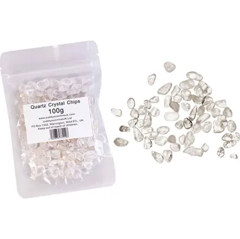 Přírodní kámen Just4youonlineUK Křišťálové tromlované kamínky 100 g