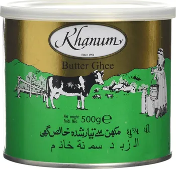 Přepuštěné máslo Khanum Ghí z pravého másla 500 g
