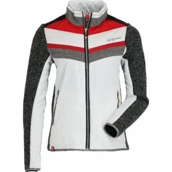 Dámská softshellová bunda dámská bunda Almgwand Engelsberg, bílá/šedá - vel. 38 123254