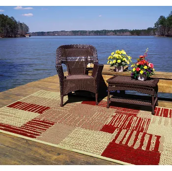 Koberec ORIENTAL WEAVERS Kusový koberec SISALO 706/O44P BARVA: Červená, ROZMĚR: 40x60 cm