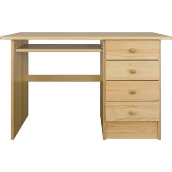 Drewmax Psací stůl BR120 masiv (Barva dřeva: Dub)