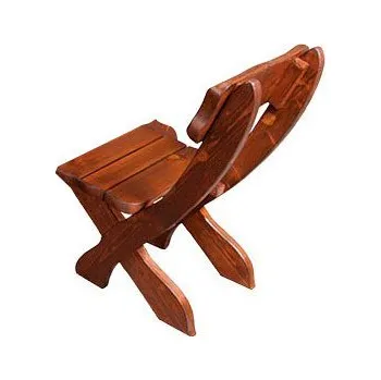 Drewmax Zahradní židle MO230, smrk masiv (Barva dřeva: surové dřevo)