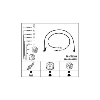 Zapalovací kabel Sada kabelů pro zapalování NGK RC-CT1305