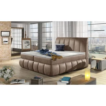 Ložnice EltapMeble Postel Vincenzo Boxspring 140x200 cm - Monolith 09 (barva potahu)